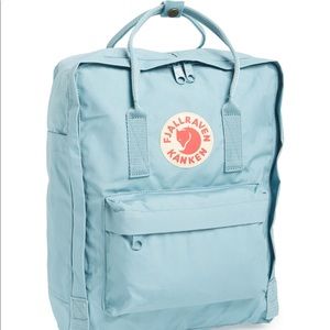 Fjallraven kanken backpack light blue
